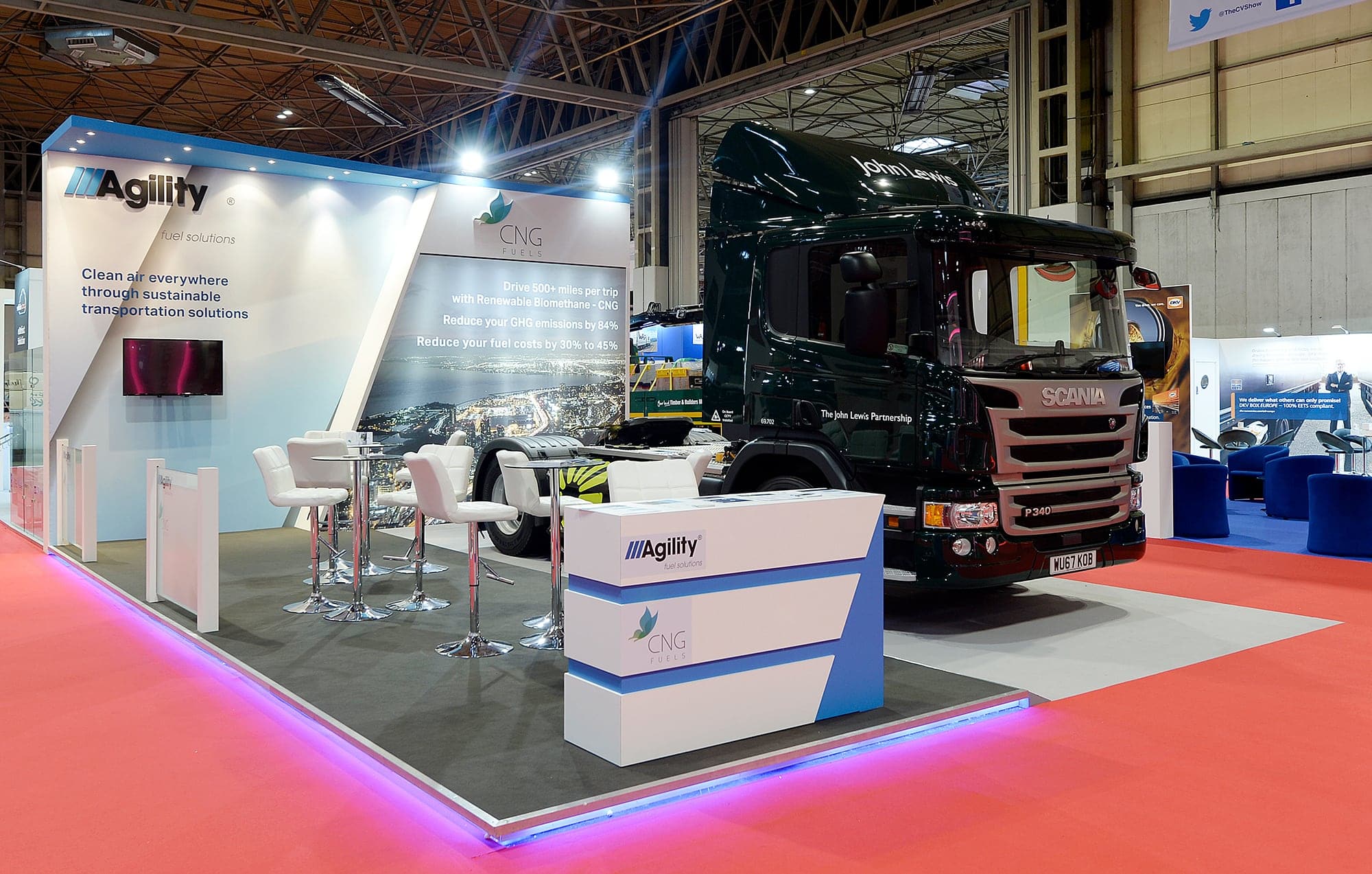 Agility Fuel Solutions Stand